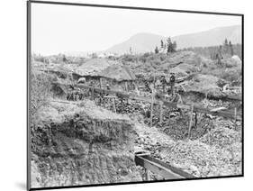 Sluice Mining in Alaska-null-Mounted Photographic Print