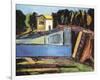 Sluice near Carcassonne-Thomas Niederreuther-Framed Collectable Print