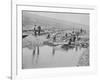 Sluicing on Number Two Claim at Anvil Creek Nome Alaska During the Gold Rush-Hegg-Framed Photographic Print