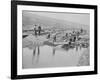 Sluicing on Number Two Claim at Anvil Creek Nome Alaska During the Gold Rush-Hegg-Framed Photographic Print