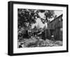 Slum Area with Capitol Building Dome in Background-null-Framed Photographic Print