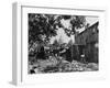 Slum Area with Capitol Building Dome in Background-null-Framed Photographic Print