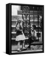 Slum Children in Notting Hill Section-Terence Spencer-Framed Stretched Canvas