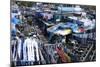 Slum Washing Ghats, Mumbai (Bombay), Maharashtra, India, Asia-James Strachan-Mounted Photographic Print