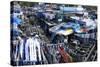 Slum Washing Ghats, Mumbai (Bombay), Maharashtra, India, Asia-James Strachan-Stretched Canvas