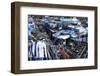 Slum Washing Ghats, Mumbai (Bombay), Maharashtra, India, Asia-James Strachan-Framed Photographic Print