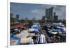 Slum Washing Ghats Surrounded by Expensive Residential Developments, Mumbai (Bombay), Maharashtra-James Strachan-Framed Premium Photographic Print