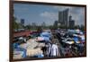 Slum Washing Ghats Surrounded by Expensive Residential Developments, Mumbai (Bombay), Maharashtra-James Strachan-Framed Photographic Print