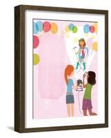 Slumber Party Secrets - Jack & Jill-Elisa Chavarri-Framed Giclee Print