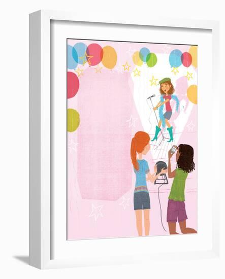 Slumber Party Secrets - Jack & Jill-Elisa Chavarri-Framed Giclee Print