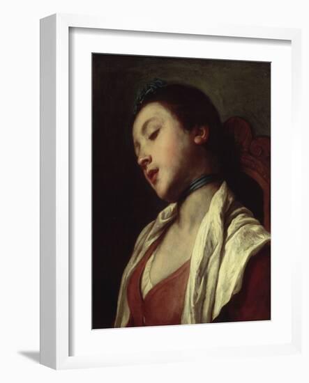 Slumbering Girl-Pietro Antonio Rotari-Framed Giclee Print