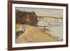 Slumbering sea, Mentone-Tom Roberts-Framed Giclee Print