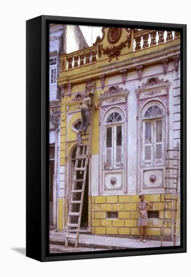 Slums of Salvador, State of Bahia, Brazil-Alfred Eisenstaedt-Framed Stretched Canvas