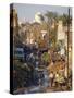 Slums Within a Kilometer of the Taj Mahal, Agra, Uttar Pradesh, India-Robert Harding-Stretched Canvas