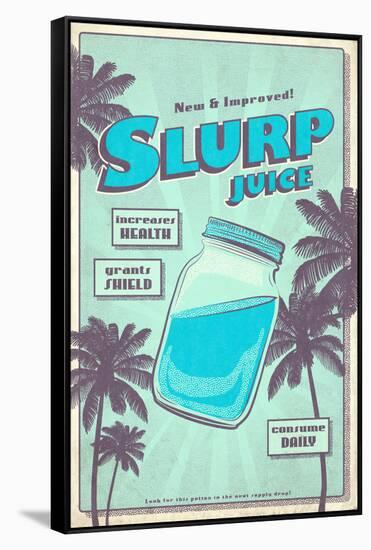 Slurp Juice-null-Framed Stretched Canvas