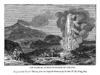 The Geysers, or Hot Fountains of Iceland, 1843-Sly and Wilson-Framed Stretched Canvas