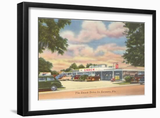 Smack Drive-In, Roadside Retro, Sarasota, Florida-null-Framed Art Print