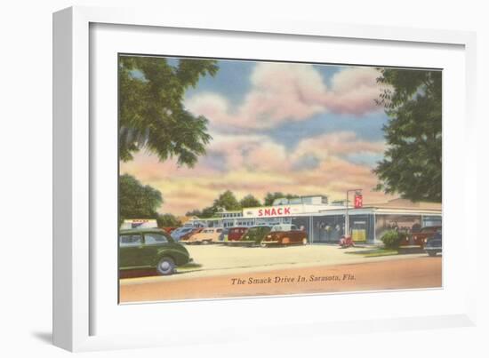 Smack Drive-In, Roadside Retro, Sarasota, Florida-null-Framed Art Print