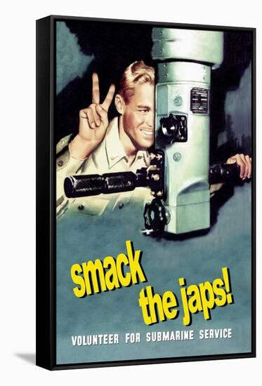 Smack the Japs!-null-Framed Stretched Canvas