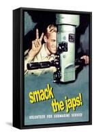 Smack the Japs!-null-Framed Stretched Canvas