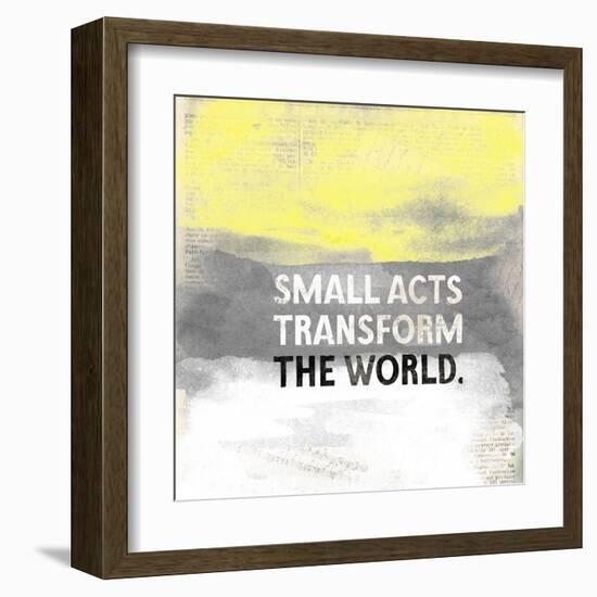 Small Acts-Evangeline Taylor-Framed Art Print