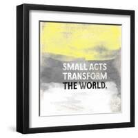 Small Acts-Evangeline Taylor-Framed Art Print