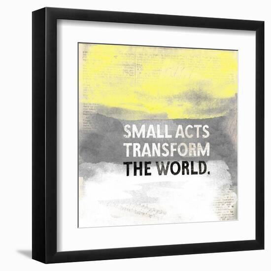 Small Acts-Evangeline Taylor-Framed Art Print