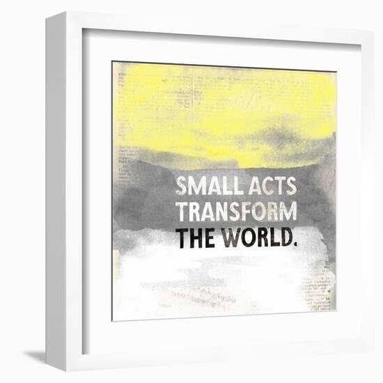 Small Acts-Evangeline Taylor-Framed Art Print