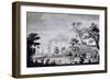 Small Altar with Offerings on Huahine Island, Engraving from Drawing by John Webber-null-Framed Giclee Print