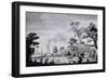 Small Altar with Offerings on Huahine Island, Engraving from Drawing by John Webber-null-Framed Giclee Print