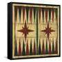 Small Antique Backgammon-Ethan Harper-Framed Stretched Canvas