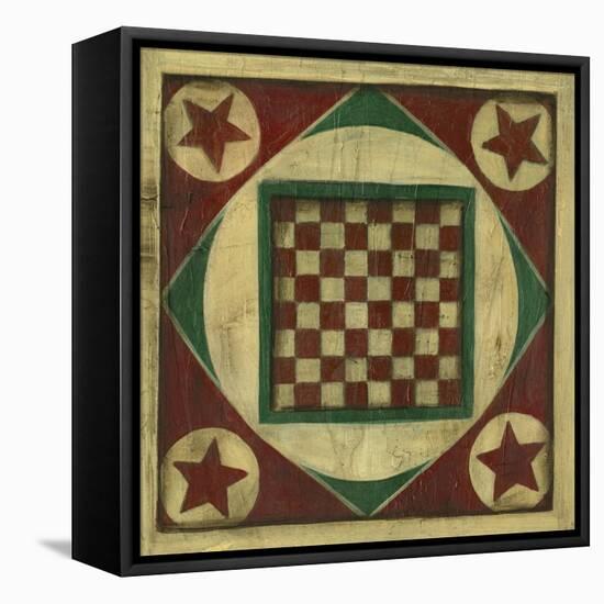 Small Antique Checkers-Ethan Harper-Framed Stretched Canvas