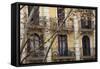 Small Apartments with Patios are a Common Sight in Downtown Barcelona, Spain-Paul Dymond-Framed Stretched Canvas