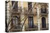 Small Apartments with Patios are a Common Sight in Downtown Barcelona, Spain-Paul Dymond-Stretched Canvas