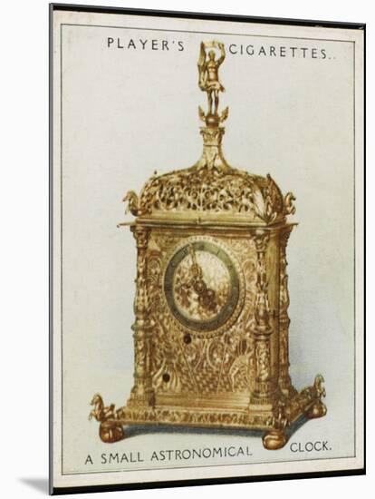 Small Astronomical Clock Made at Munich But Now in the Victoria and Albert Museum, London-null-Mounted Photographic Print