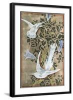 Small Batik Garden I-Jennifer Goldberger-Framed Art Print