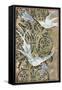 Small Batik Garden II-Jennifer Goldberger-Framed Stretched Canvas