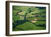 Small Bavarian Village in a Fields, Germany. Pseudo Tilt Shift Effect-Dudarev Mikhail-Framed Photographic Print