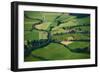 Small Bavarian Village in a Fields, Germany. Pseudo Tilt Shift Effect-Dudarev Mikhail-Framed Photographic Print