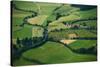 Small Bavarian Village in a Fields, Germany. Pseudo Tilt Shift Effect-Dudarev Mikhail-Stretched Canvas