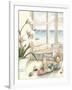 Small Beach House View I-Megan Meagher-Framed Art Print