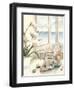 Small Beach House View I-Megan Meagher-Framed Art Print