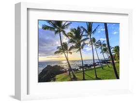 Small beach in Makena area, Maui, Hawaii, USA-Stuart Westmorland-Framed Photographic Print