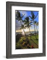 Small beach in Makena area, Maui, Hawaii, USA-Stuart Westmorland-Framed Photographic Print