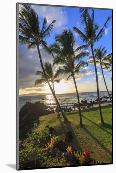 Small beach in Makena area, Maui, Hawaii, USA-Stuart Westmorland-Mounted Photographic Print