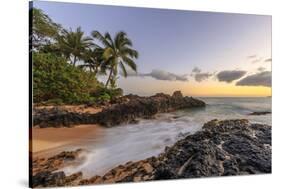 Small beach in Makena area, Maui, Hawaii, USA-Stuart Westmorland-Stretched Canvas