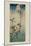 Small Bird on a Branch of Kaidozakura (Kaido Ni Shokin)-Ando Hiroshige-Mounted Art Print