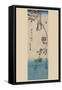 Small Bird on a Branch of Kaidozakura (Kaido Ni Shokin)-Ando Hiroshige-Framed Stretched Canvas