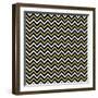 Small Bling Chevron-Tina Lavoie-Framed Giclee Print