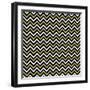 Small Bling Chevron-Tina Lavoie-Framed Giclee Print